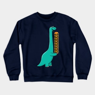 Dinosaur and Burger Crewneck Sweatshirt